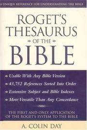 Roget's Thesaurus of the Bible