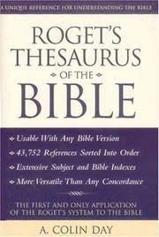 Roget's Thesaurus Of the Bible