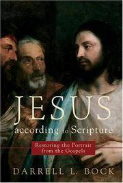 image of Jesus according to Scripture: Restoring the Portrait from the Gospels