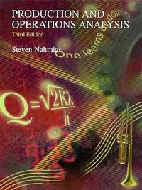 Production and Operations Analysis