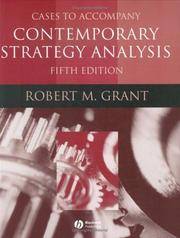 cover of Cases to Accompany Contemporary Strategy Analysis
