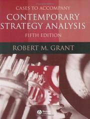 Cases to Accompany Contemporary Strategy Analysis de Grant, Robert M