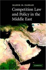 Competition Law and Policy in the Middle East