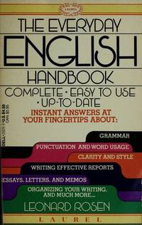 Everyday English Handbook by Leonard Rosen - 1988-07-01