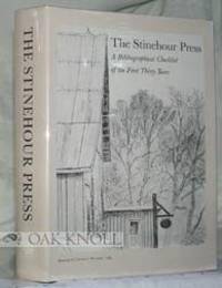 The Stinehour Press: A Bibliographical Checklist of the First Thirty Years