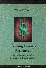 Costing Human Resources by Cascio, Wayne F