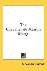 cover of The Chevalier de Maison Rouge