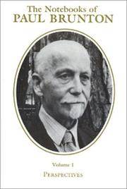 image of THE NOTEBOOKS OF PAUL BRUNTON - PERSPECTIVES