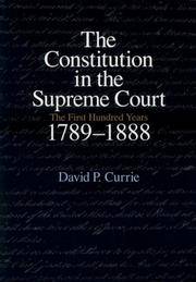 The Constitution In the Supreme Court