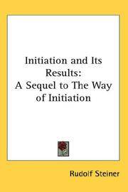 image of Initiation and Its Results: A Sequel to The Way of Initiation