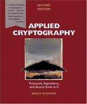 image of Applied Cryptography: Protocols, Algorithms, and Source Code in C