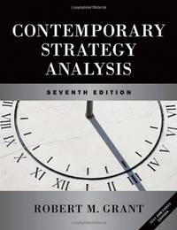 cover of Contemporary Strategy Analysis by Robert M. Grant