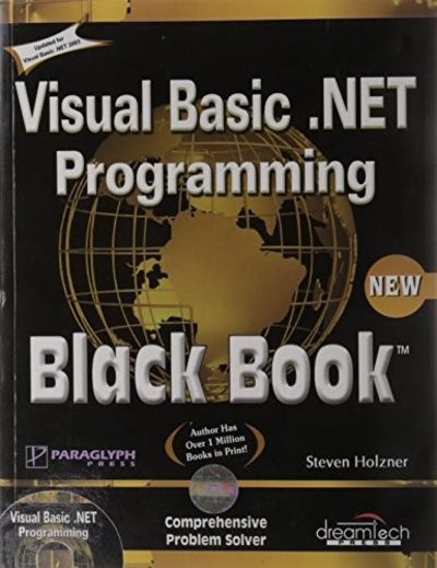 Visual Basic .Net Programming: Black Book (With Cd) 1St Edition by ...