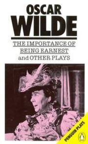 image of The Importance of Being Earnest and Other Plays (Plays, Penguin)