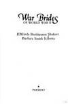 War Brides of World War II by Elfrieda Berthiaume Shukert and Barbara Smith Scibetta