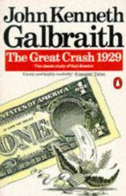 cover of The Great Crash, 1929