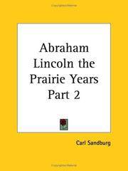 image of Abraham Lincoln the Prairie Years