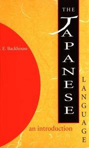 The Japanes Language: An Introduction