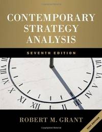 cover of Contemporary Strategy Analysis: Text Only