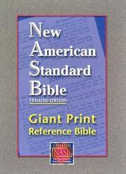 NASB Giant-Print Reference Bible: Indexed (Burgundy Genuine Leather)
