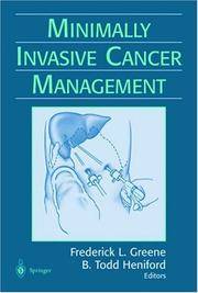 Minimally Invasive Cancer Management