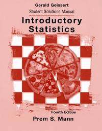 Introductory Statistics (ISBN: 9780471395102)