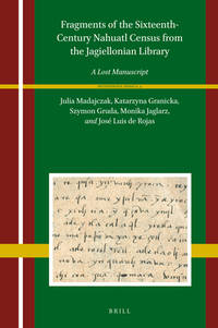 Fragments of the Sixteenth-Century Nahuatl Census from the Jagiellonian Library: a lost manuscript Heterodoxia Iberica, volume 4