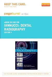 DENTAL RADIOGRAPHY - PAGEBURST E-BOOK ON KNO (RETAIL ACCESS CARD)