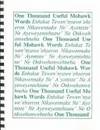 One Thousand Useful Mohawk Words