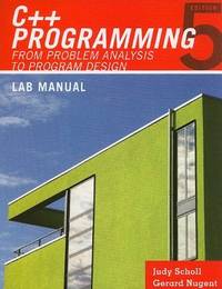image of Lab Manual for Malik's C++ Programming: From Problem Analysis to Program Design