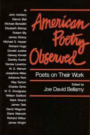 AMERICAN POETRY OBSERVED