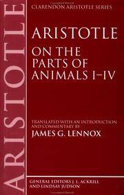 image of Aristotle: On the Parts of Animals (Paperback)