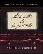 Más allá de la pantalla: El mundo hispano a traves del cine (Spanish Edition) by Luis Silvia; Martin-Cabrera - Paperback - from Mark My Words LLC/Walker Bookstore (SKU: G1413010105011)