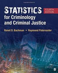 Statistics for Criminology and Criminal Justice