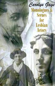 Monologues & Scenes for Lesbian Actors