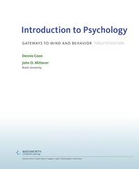 image of Introduction to Psychology: Gateways to Mind and Behavior with Concept Maps and Reviews (Available Titles CengageNOW)