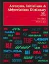 Acronyms Initialisms & Abbreviations Dictionary Set of 4