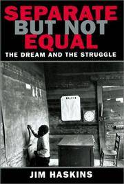 cover of Separate But Not Equal: The Dream and the Struggle