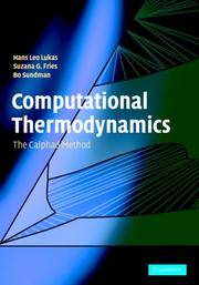 computational thermodynamics the calphad method