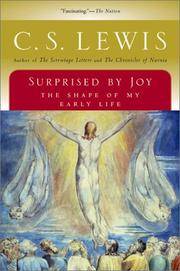 cover of Surprised by Joy: The Shape of My Early Life