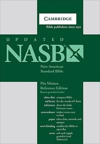 NASB Pitt Minion Reference Bible, Brown Goatskin Leather, Red-letter Text, NS446XR Brown Goatskin...
