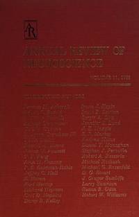 Annual Review of Neuroscience: 1988: 11