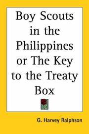image of Boy Scouts in the Philippines or The Key to the Treaty Box