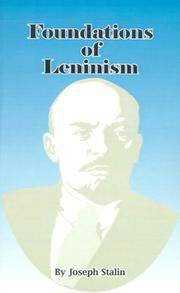 Foundations Of Leninism