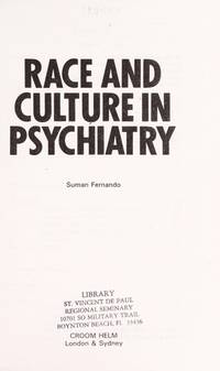 Race and Culture in Psychiatry