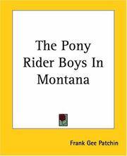 image of The Pony Rider Boys in Montana