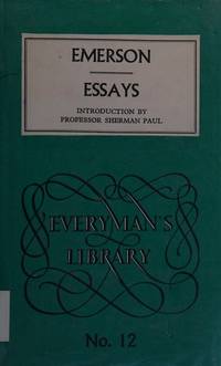 image of Emerson: Essays (Everyman's Library)