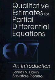 Qualitative Estimates For Partial Differential Equations: An Introduction (Engineering Mathematics)
