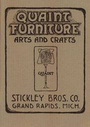 Quaint Furniture in Arts and Crafts (Mission Furniture Catalogues Ser No 9)