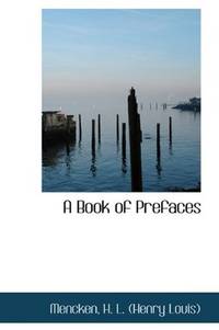 image of A Book of Prefaces